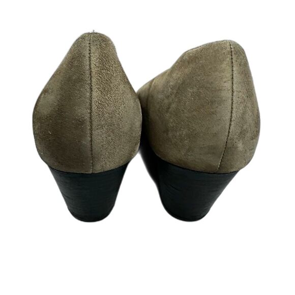 Eileen Fisher d’Orsay Round Toe Gray Suede Lily Pumps - Women 11 - Picture 4 of 7